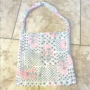 Free People linen shopper tote